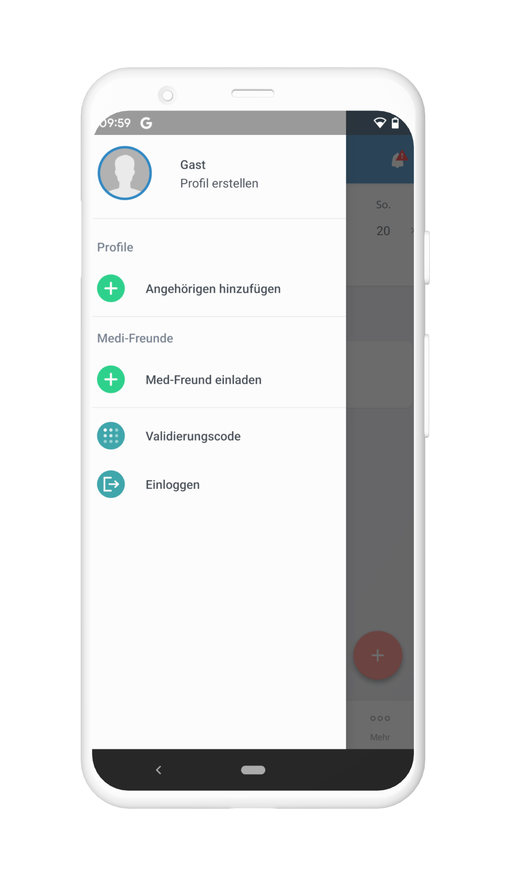 MediSafe App-Screenshot