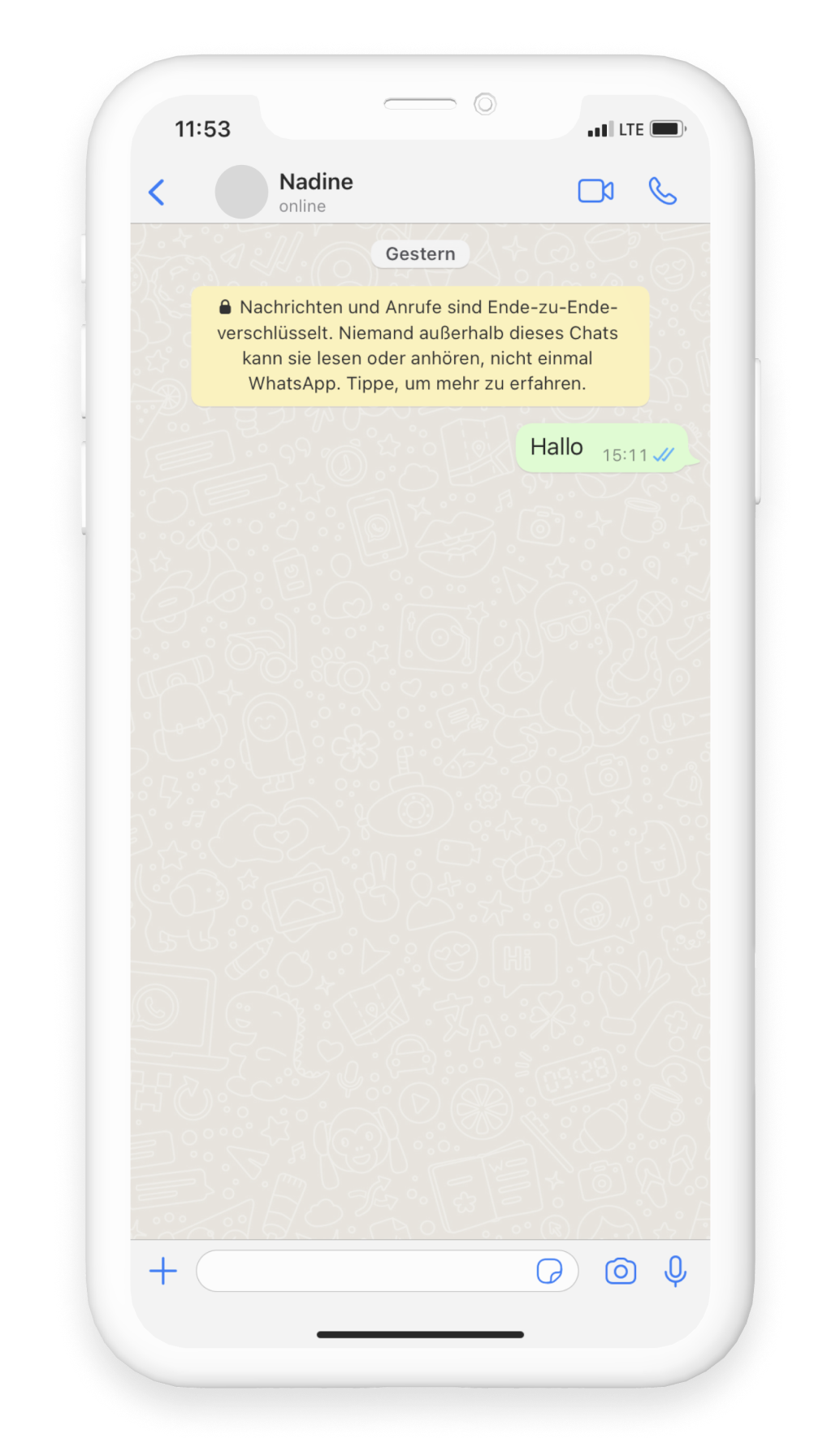 Eigene Emojis nach der Erstellung durch den WhatsApp SIM Smiley-Creator im Chat einfügen